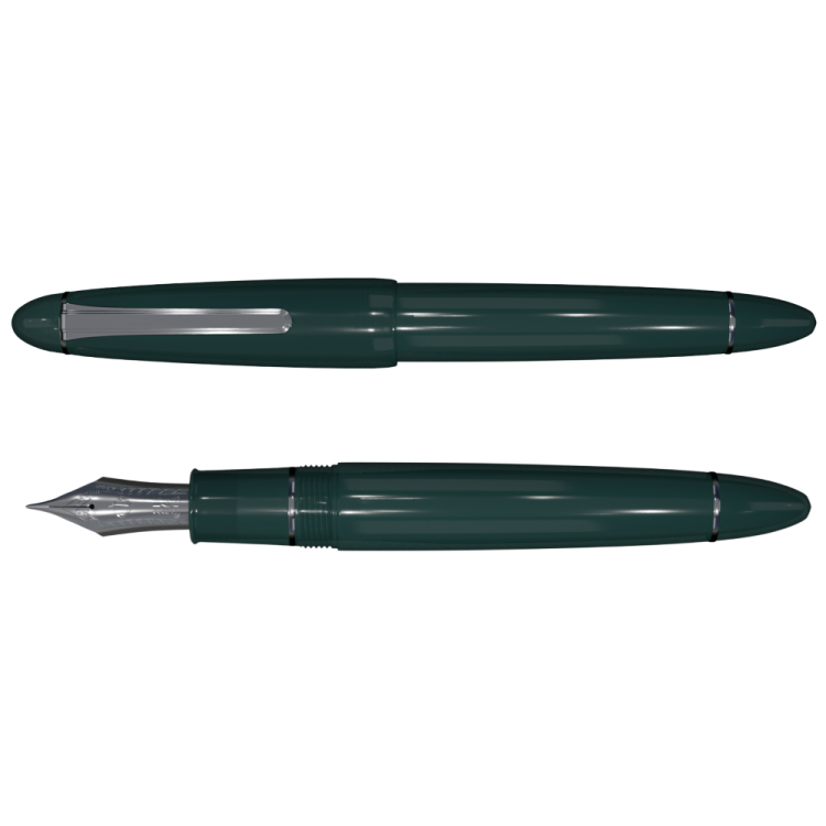 Sailor 1911 Classic Ringless Kyoto Garden Fountain Pen, Koke
